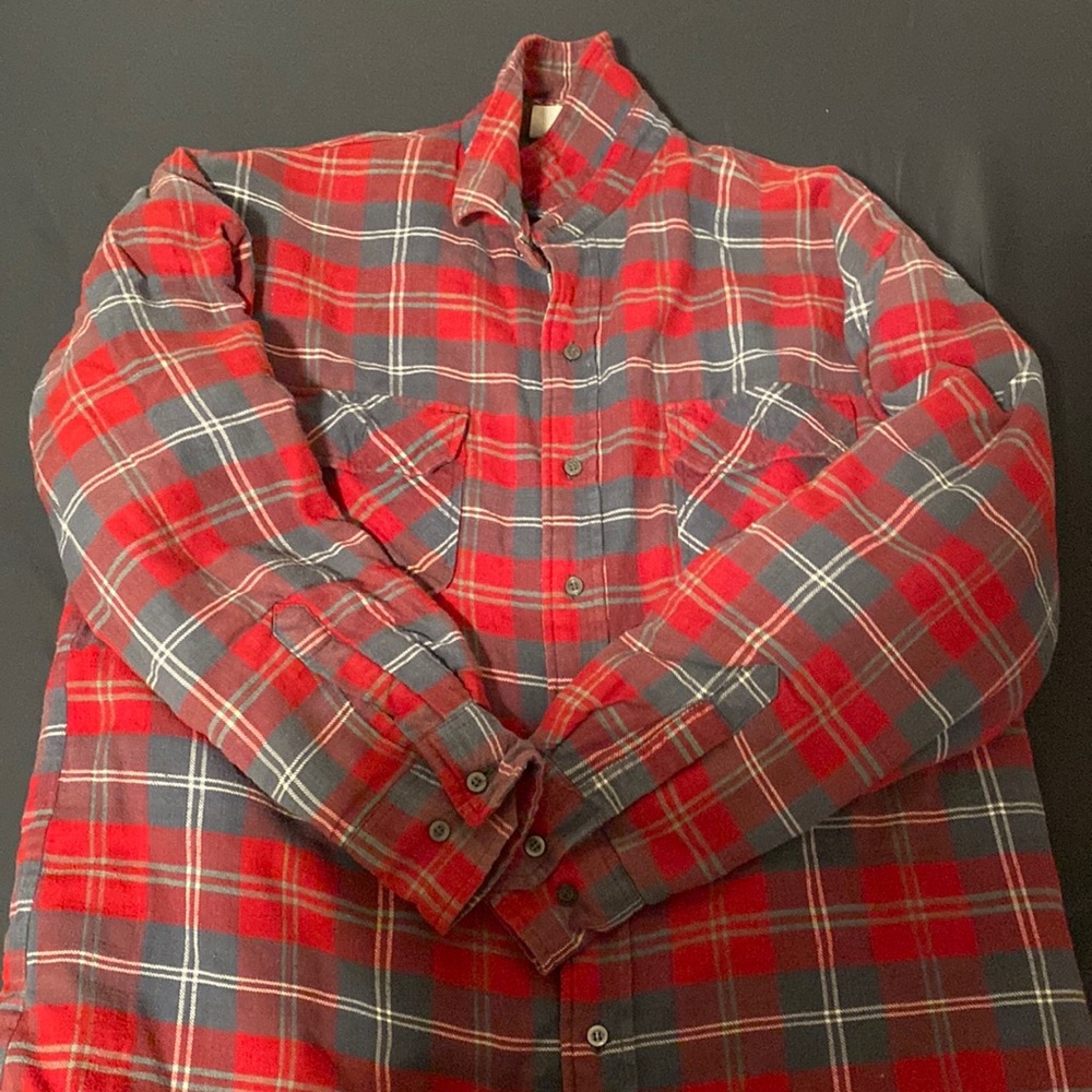 red and green flannel